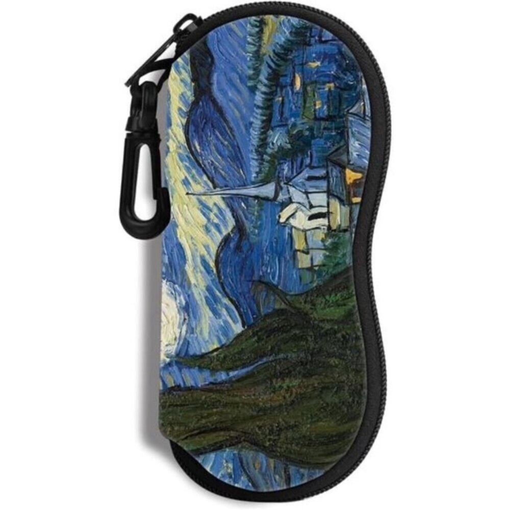 Sunglasses Case Neoprene Zipper Eyeglasses Box With Clip
